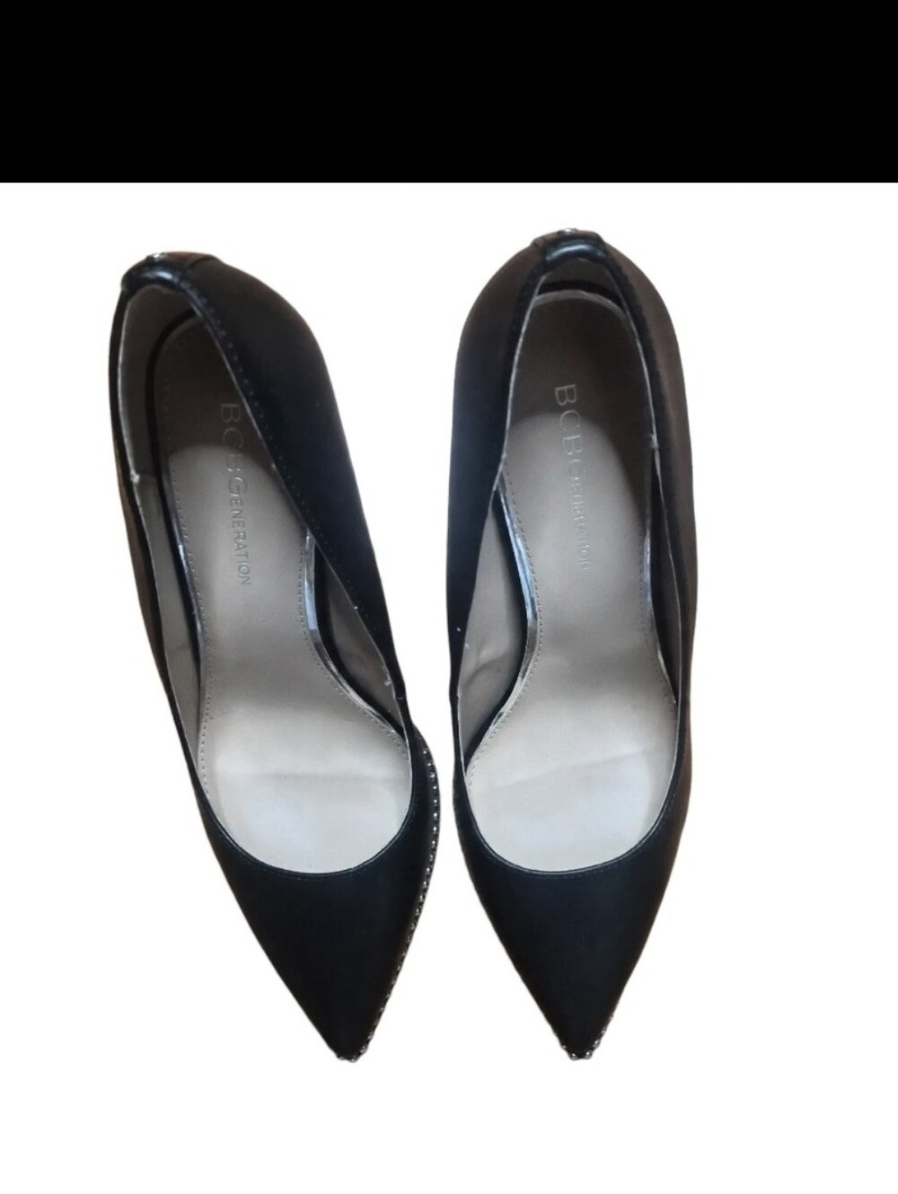BCBGeneration Black Pointed Toe Stiletto Pumps Heels Size 9